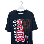 Vintage First Pick NBA Chicago Bulls Logo Tee Black