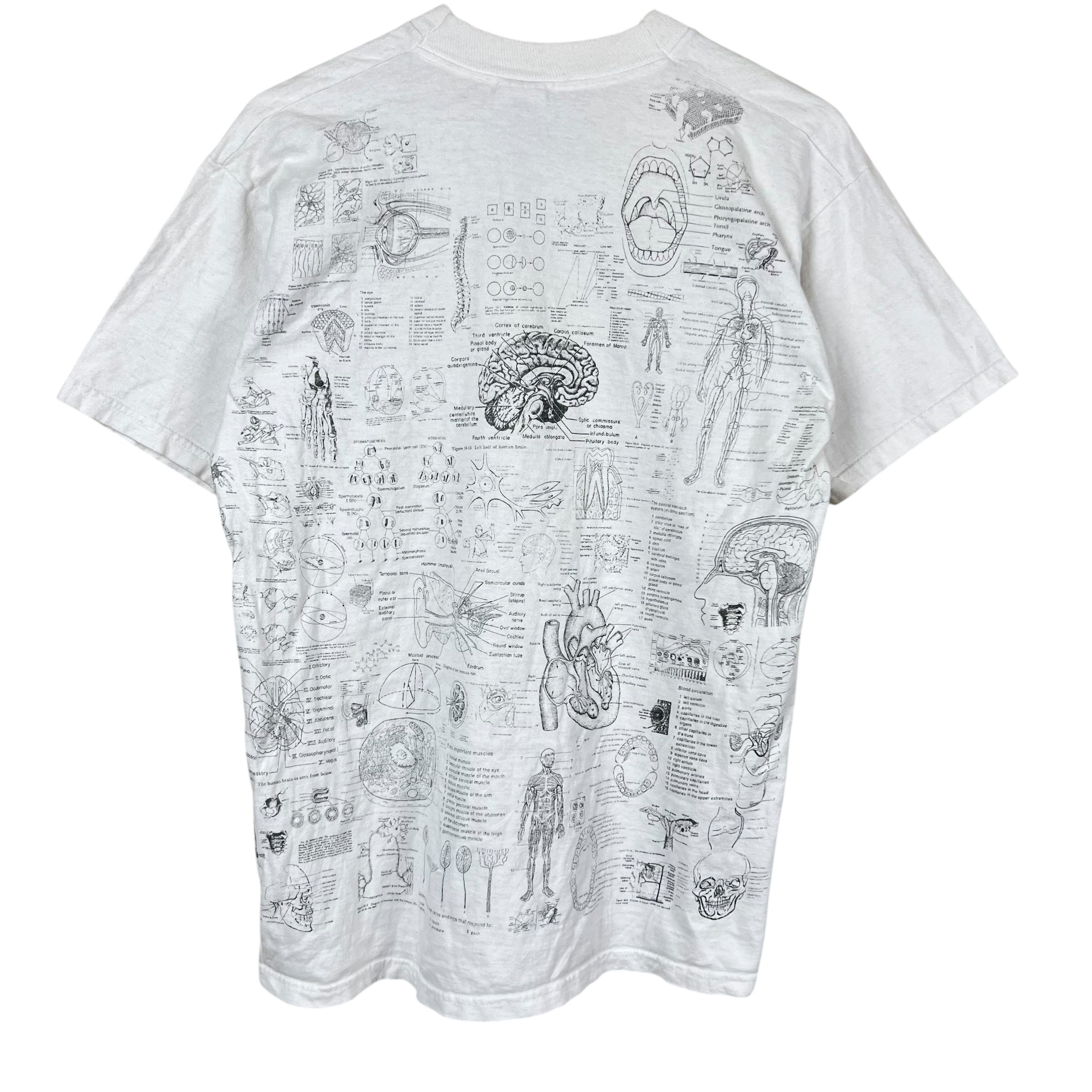 Vintage Blinded By Science Test Answer Tee White