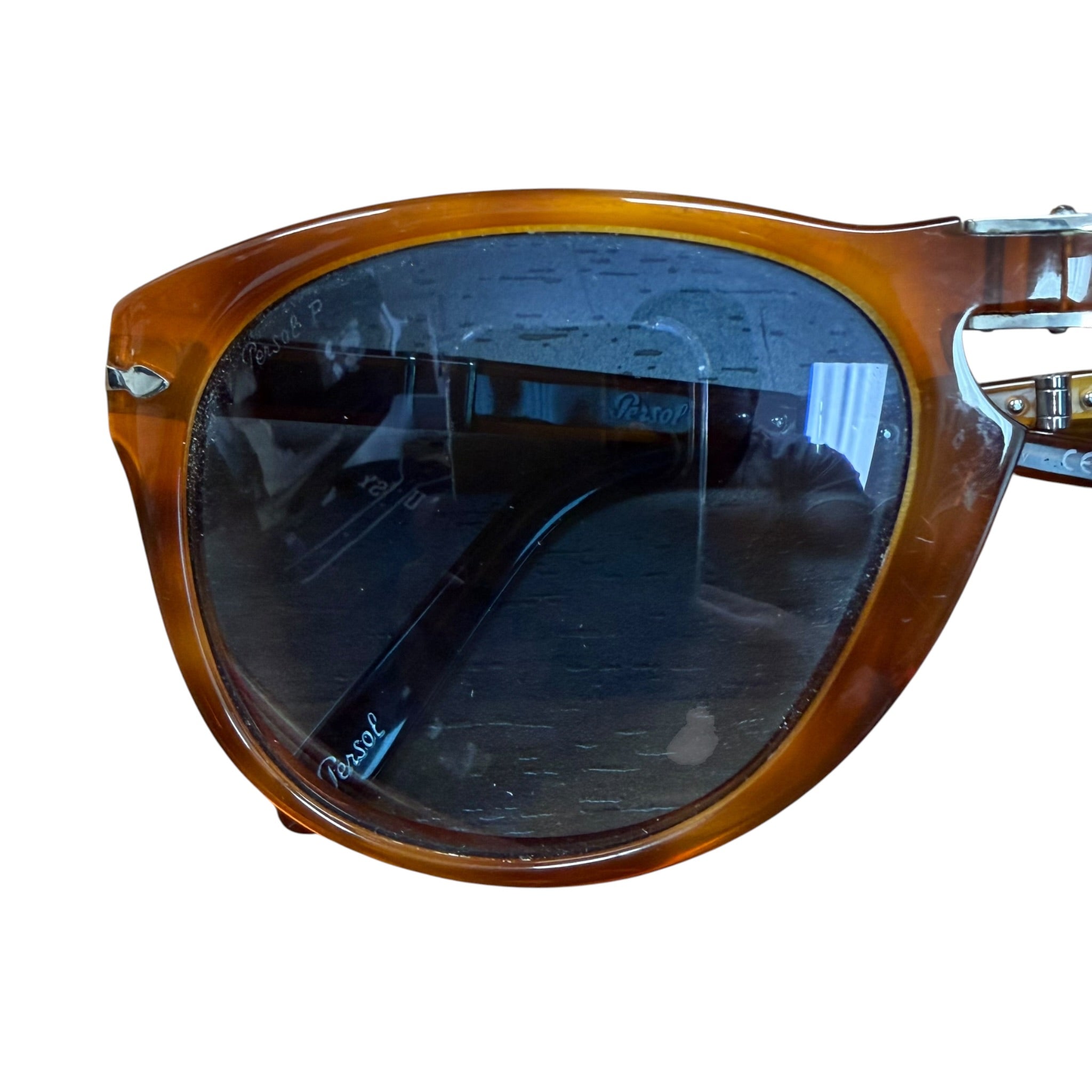 Persol 714 Steve McQueen Foldable Blue Lens Sunglasses