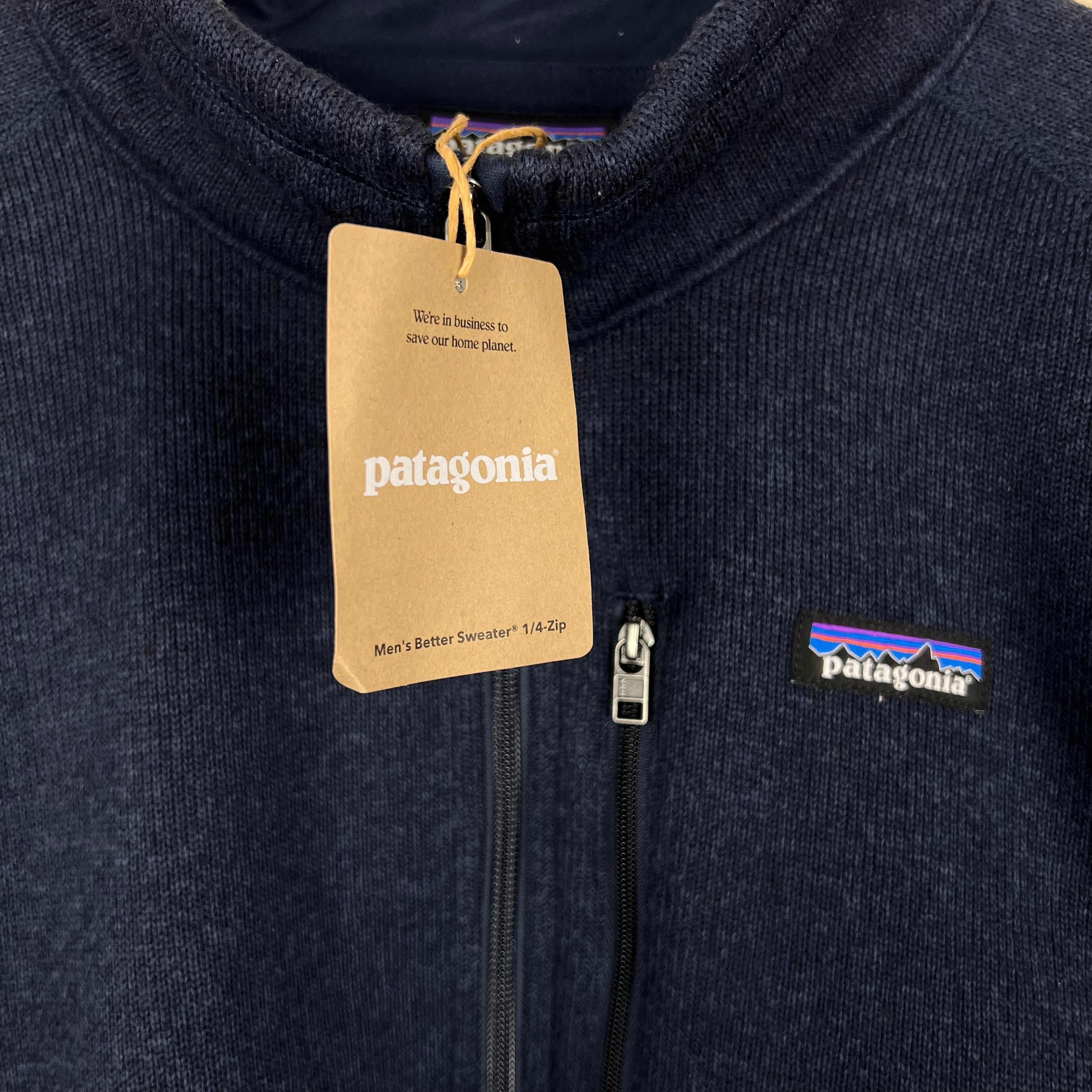 Vintage Patagonia Half Zip Better Sweater Navy