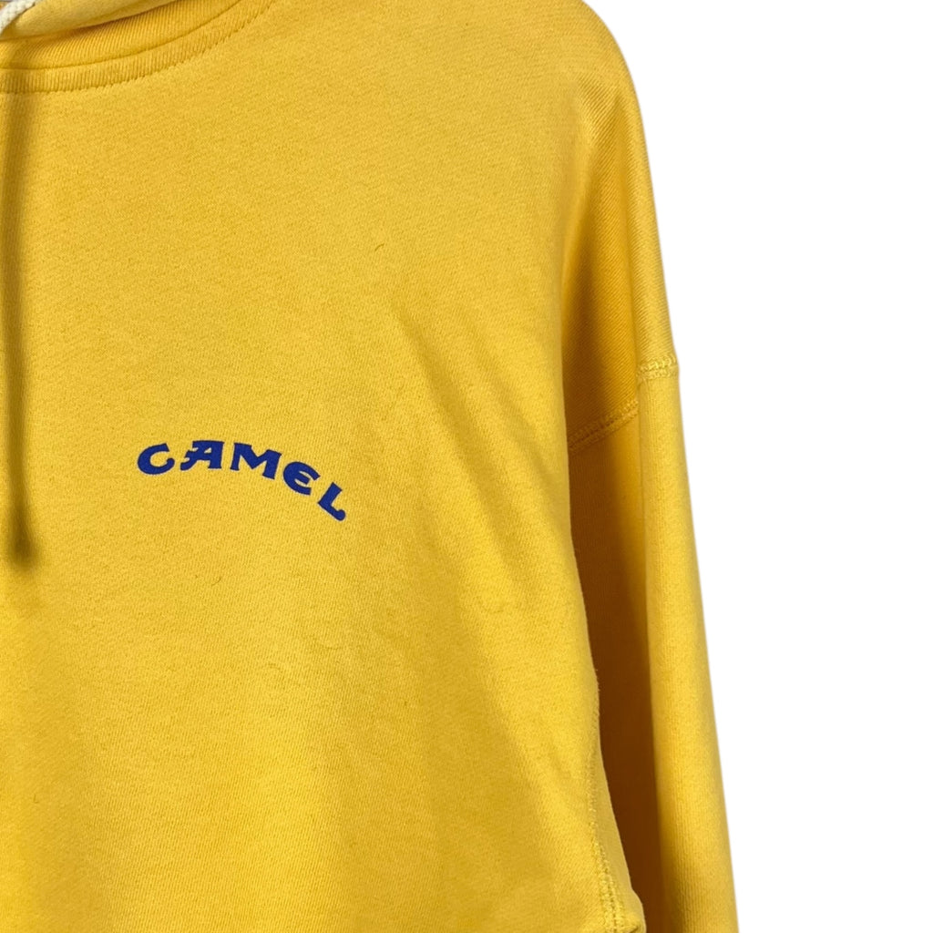 Vintage Camel Cigarettes Arch Logo Hoodie Yellow