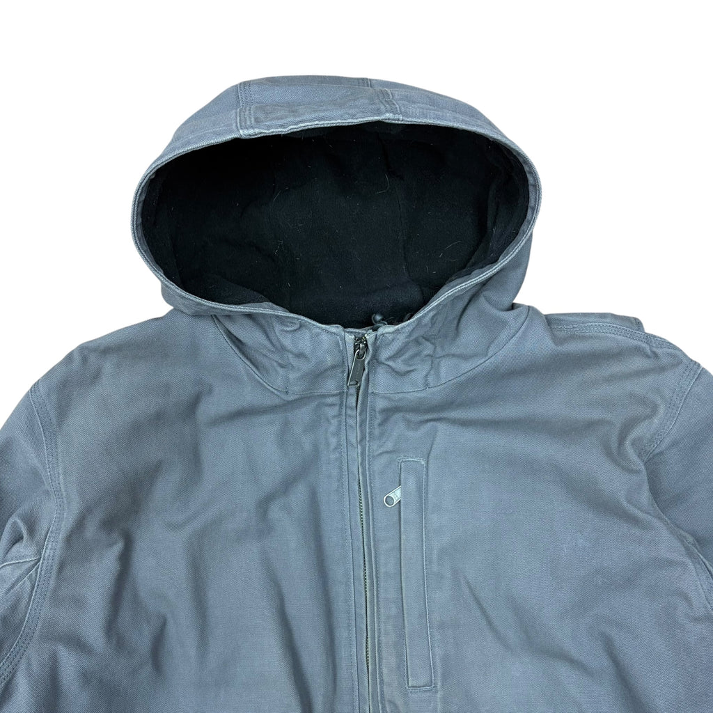 Vintage Carhartt Full T-Swing Hooded Jacket Washed Grey