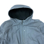 Vintage Carhartt Full T-Swing Hooded Jacket Washed Grey