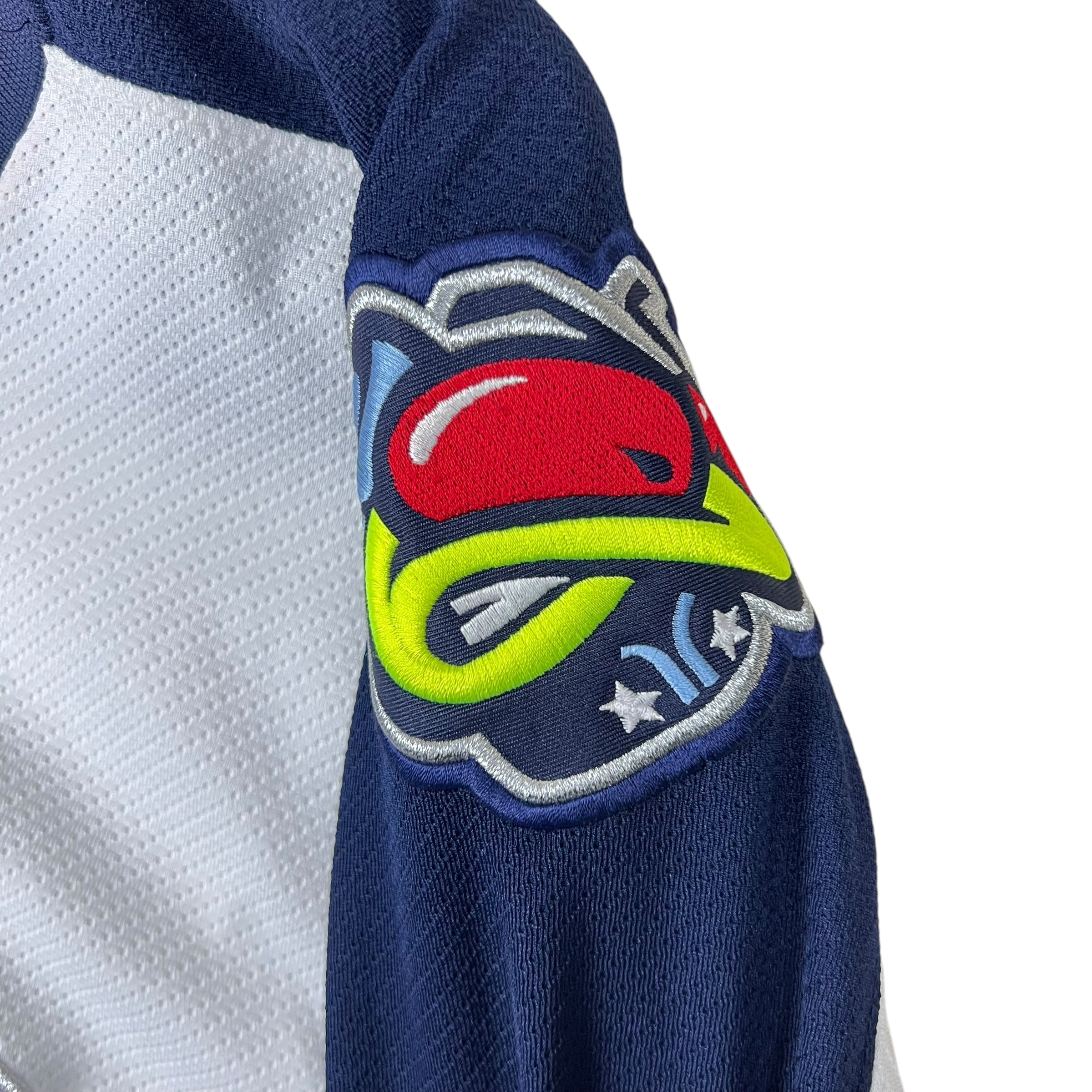 Vintage CCM Columbus Blue Jackets Youth Blank Home Jersey