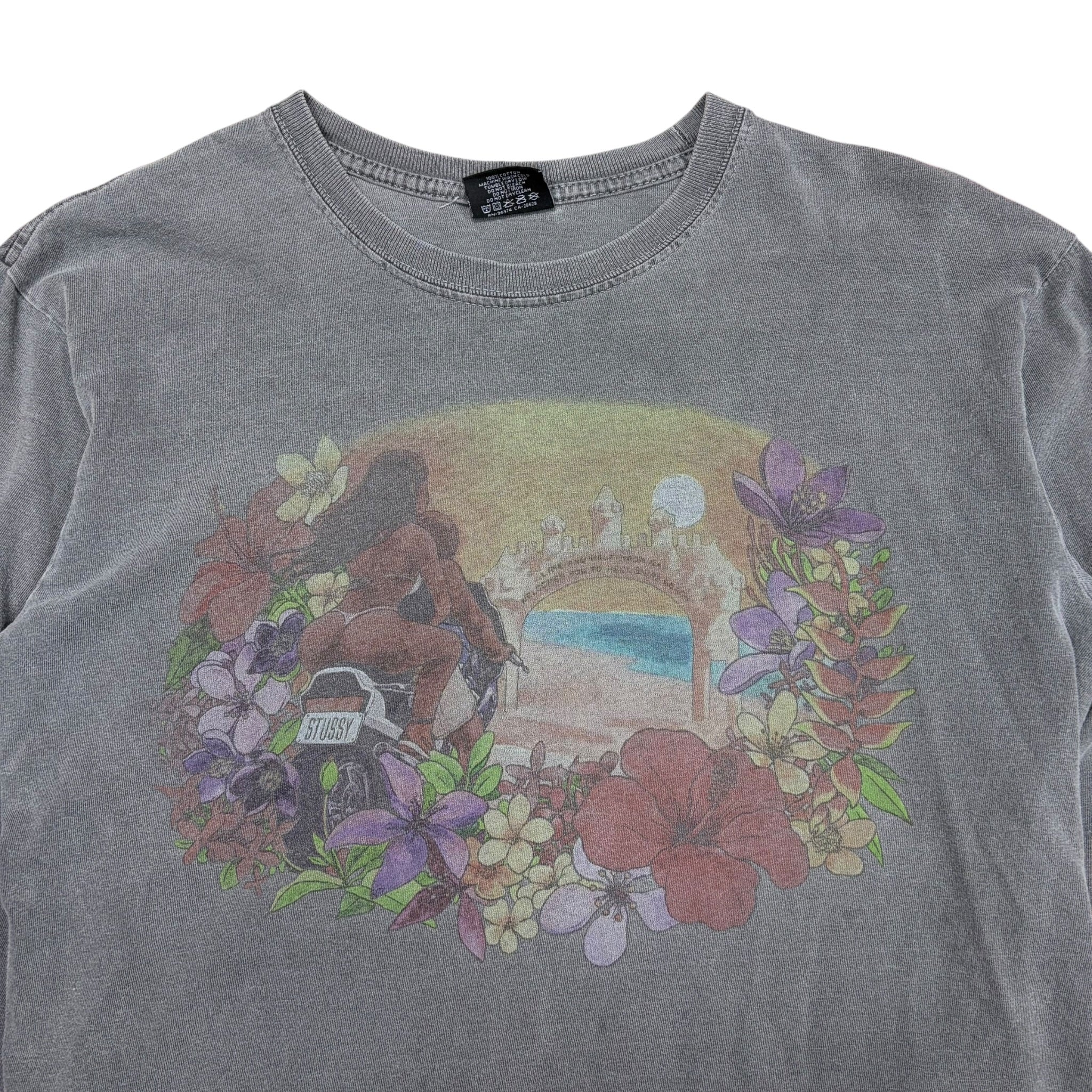 Stussy Hellshire Longsleeve Washed Black