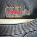 Vintage Evisu Heritage Custom Logo Tee Black