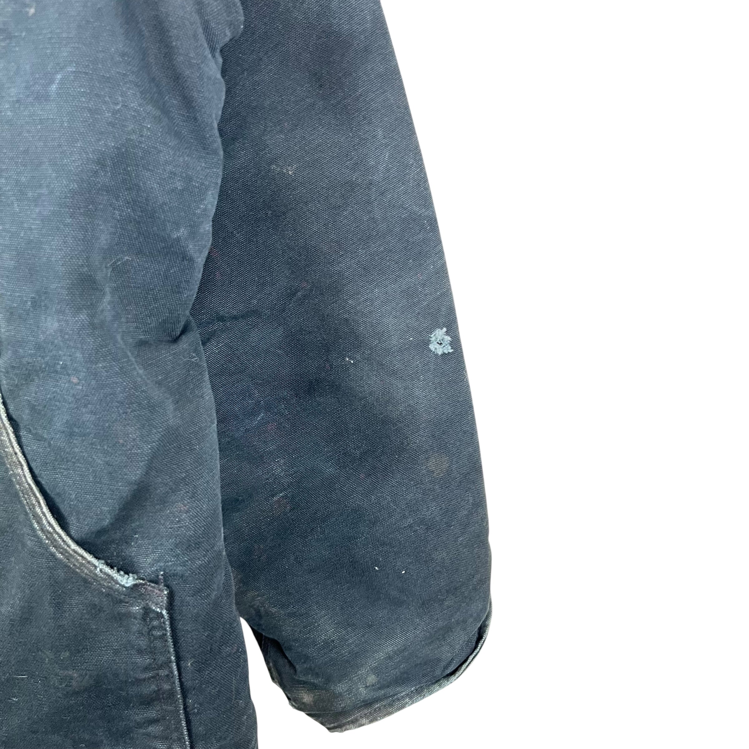 Vintage Carhartt Arctic Quilted Full Zip Jacket Black