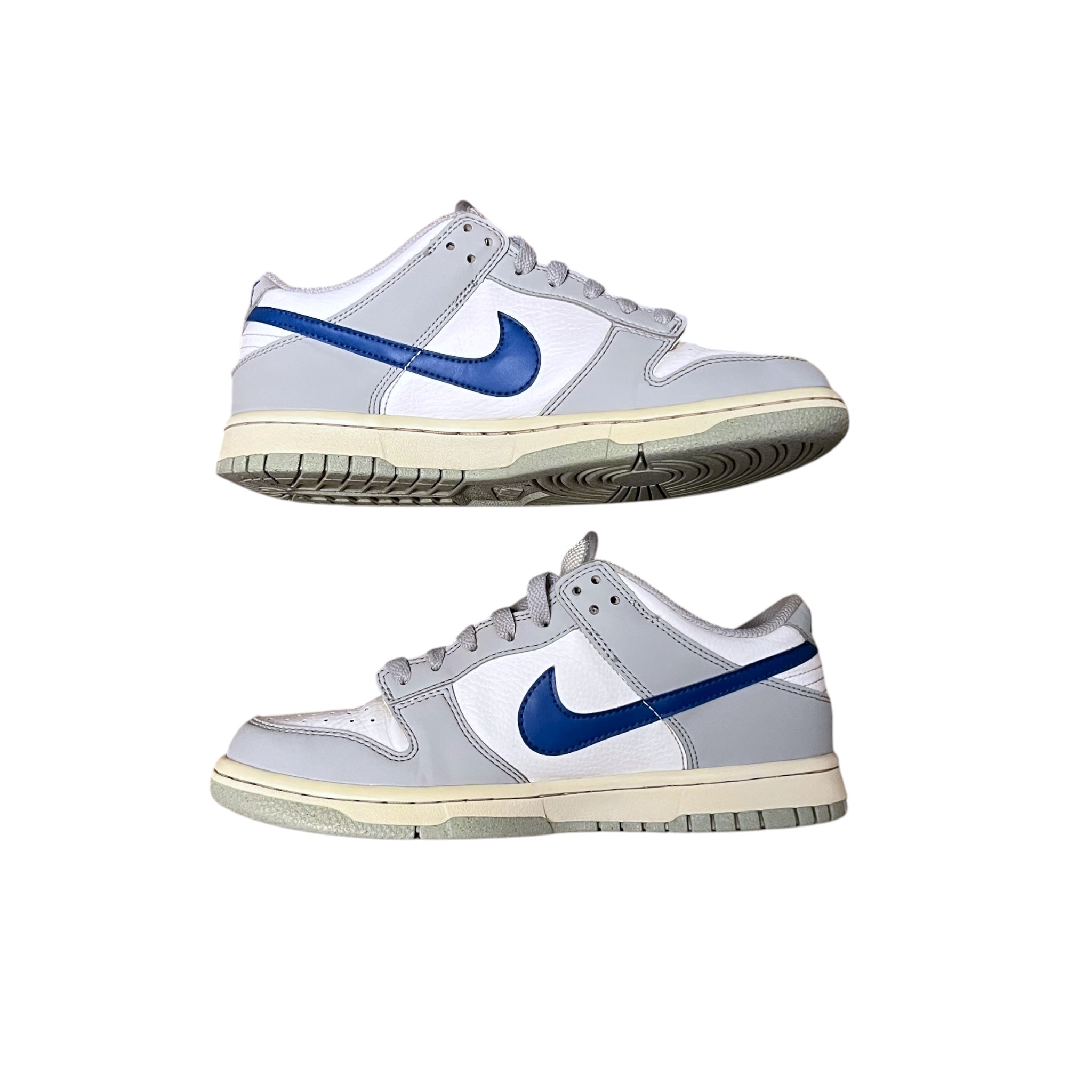 Nike Dunk Low Mini Swoosh Wolf Grey Game Royal (GS)