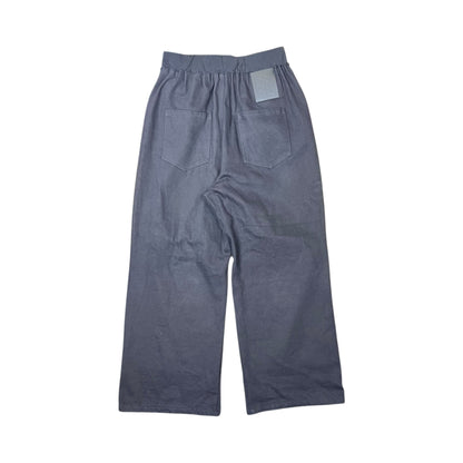 RAF Simon’s Elastic Band Big Denim Pants Black