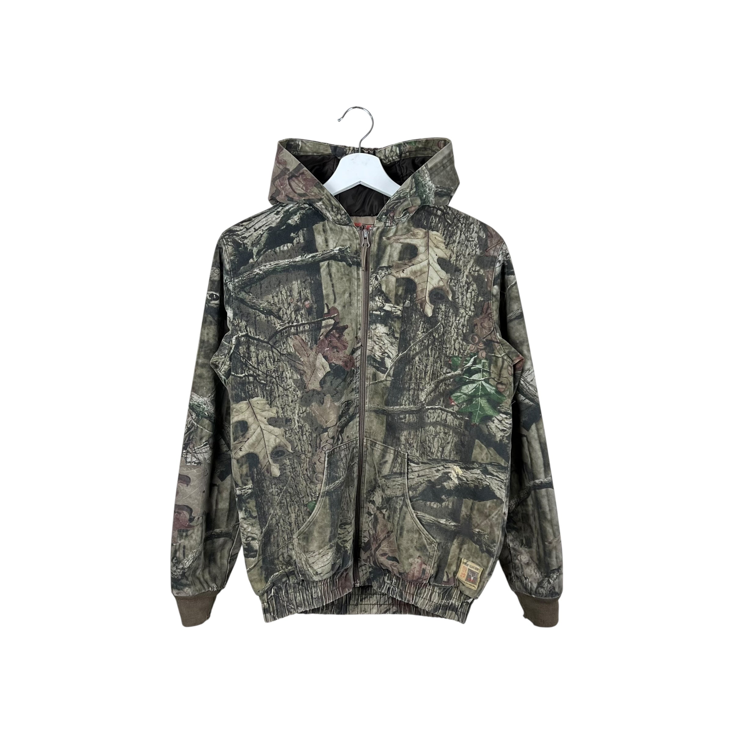 Vintage Youth RedHead Silent-Hide RealTree Full Zip Hooded Jacket Camo
