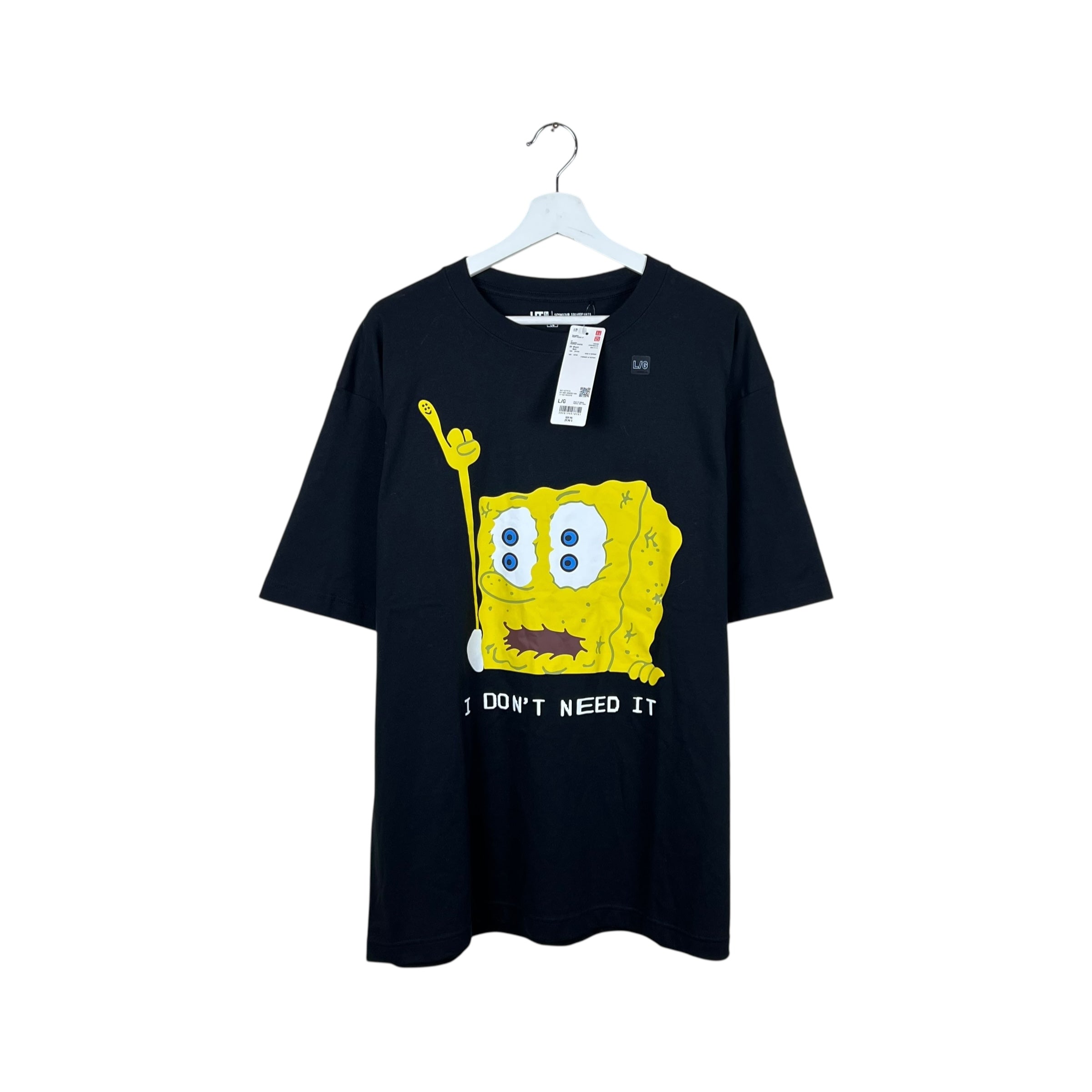 Uniqlo x Spongebob SquarePants x Cactus Plant Flea Market Graphic Tee Black