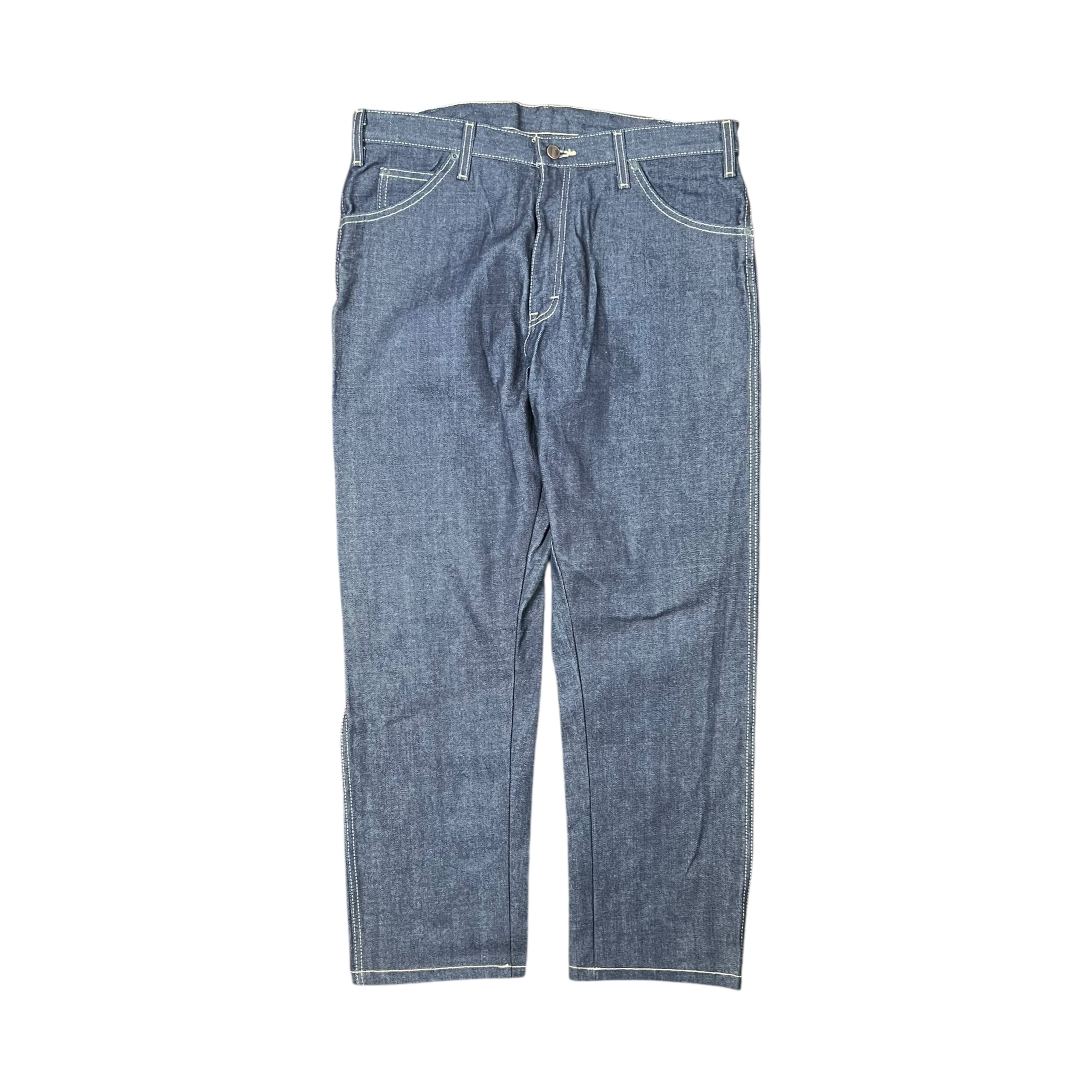 Vintage Dickies Loose Fit Heavyweight Denim Dark Indigo