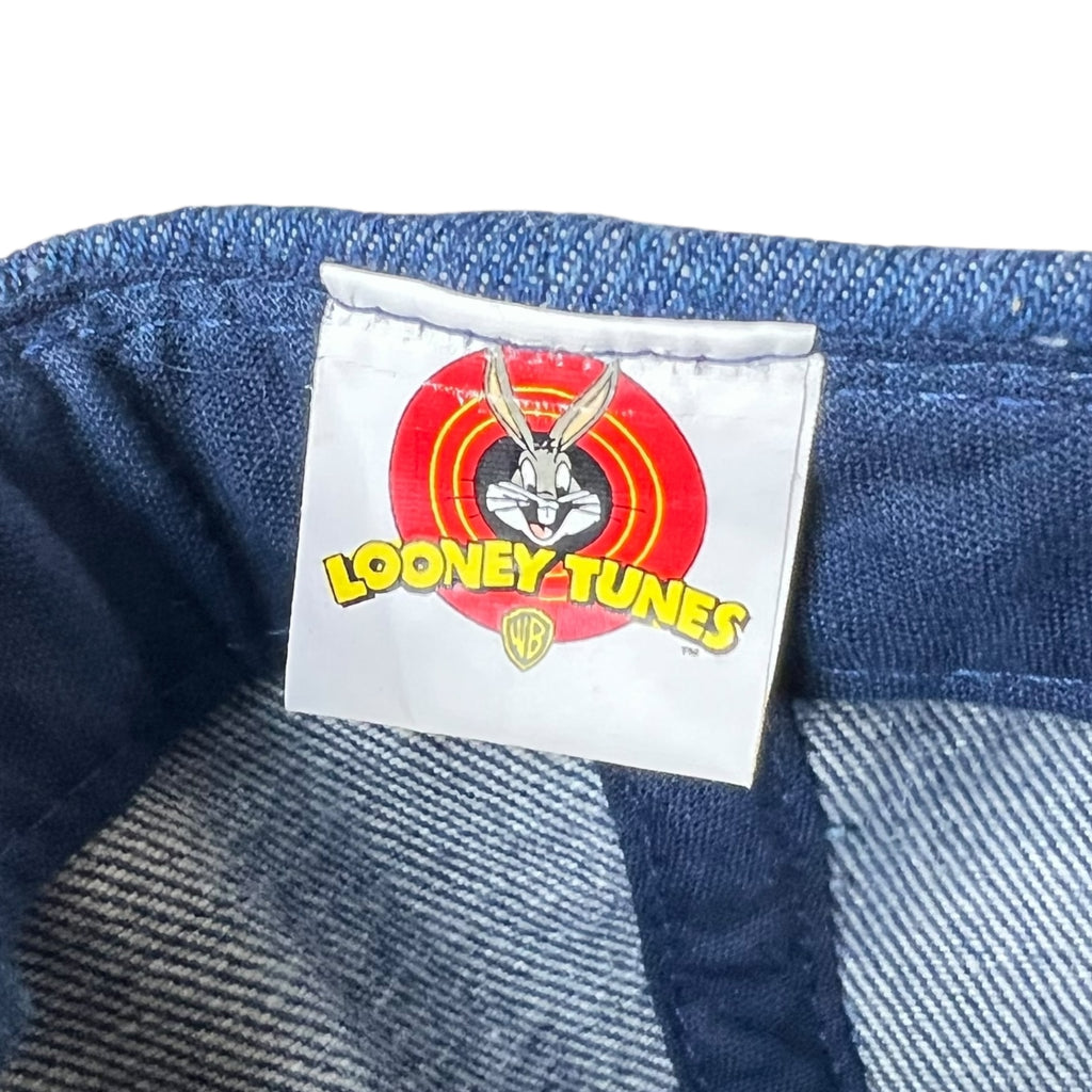 2002 Looney Tunes Taz Embroidered StrapBack Blue