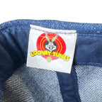 2002 Looney Tunes Taz Embroidered StrapBack Blue