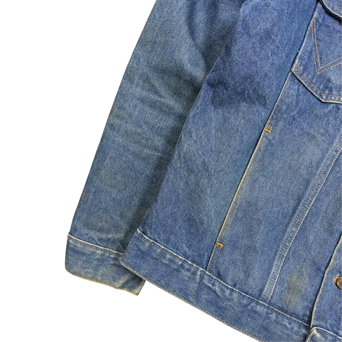 Vintage Wrangler Cowboy Cut Denim Jacket Dark Wash