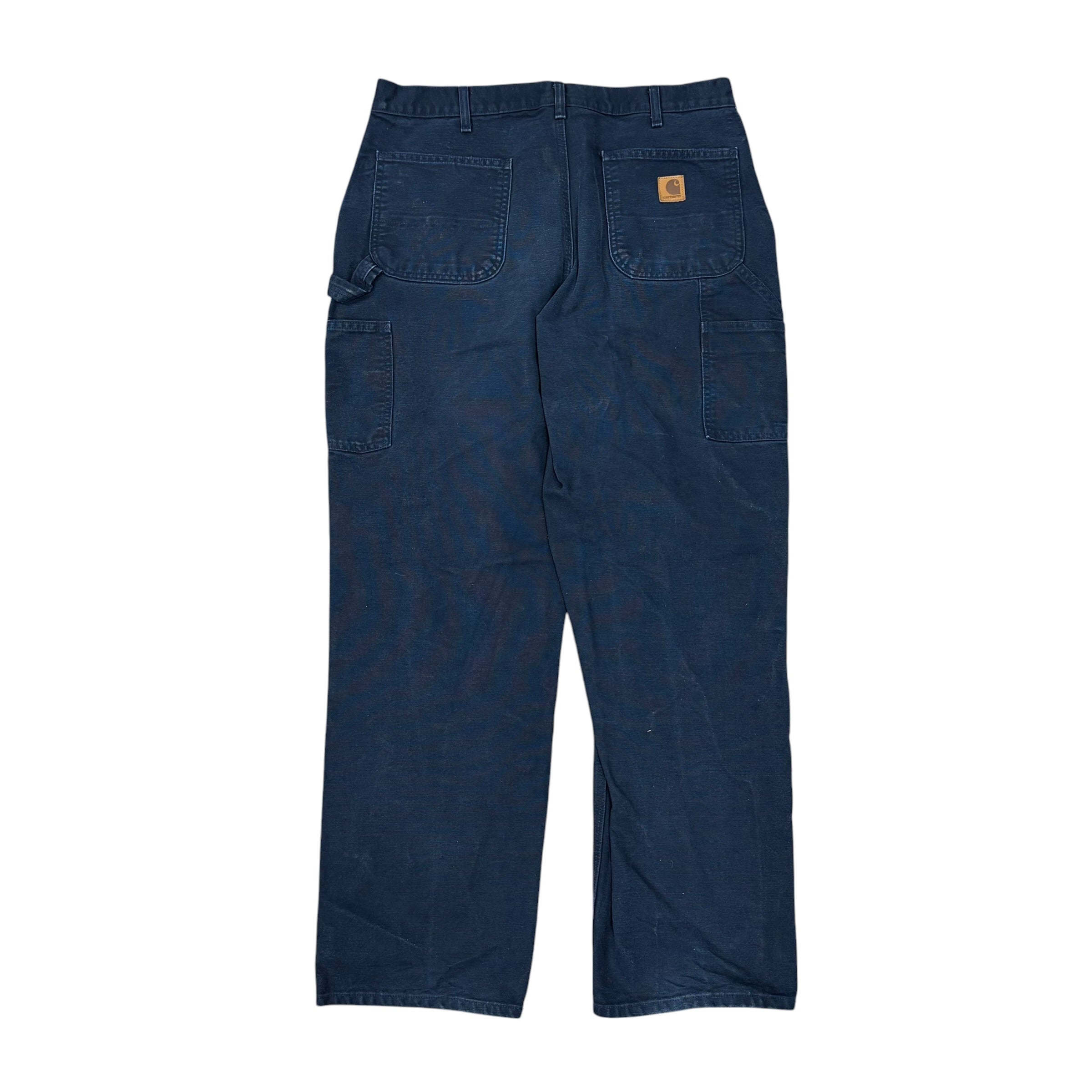 Vintage Carhartt Carpenter Loose Original Fit Pants Navy
