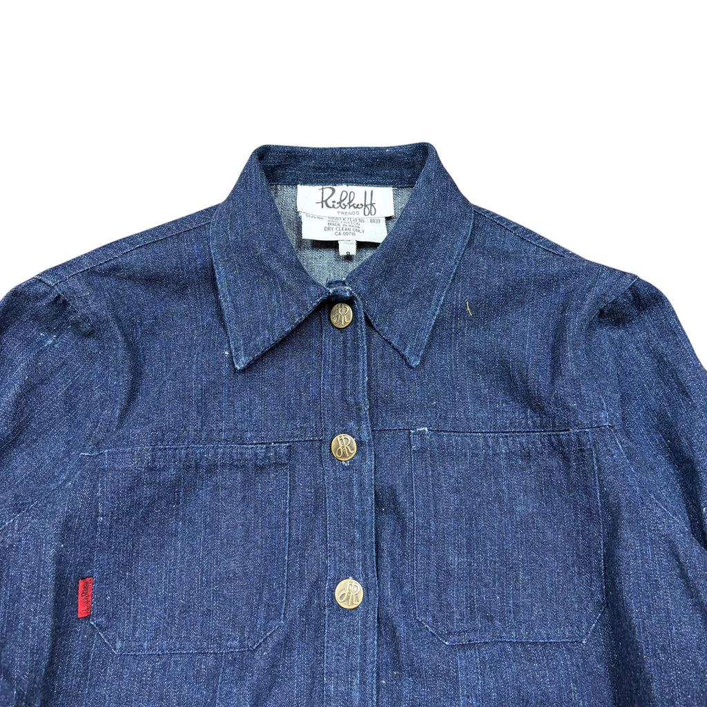 Vintage Ribkoff Trends Women’s Embroidered Dragon Denim Jacket