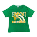 Vintage Starter University of Hawaii Rainbows Logo Tee Green