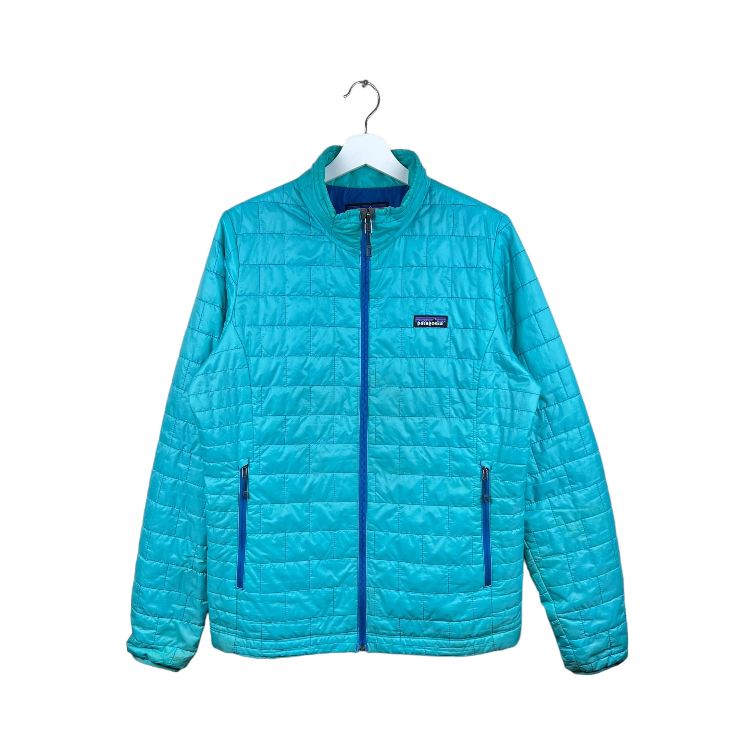 Vintage Patagonia Women’s Nano Puffer Jacket Turquoise Blue