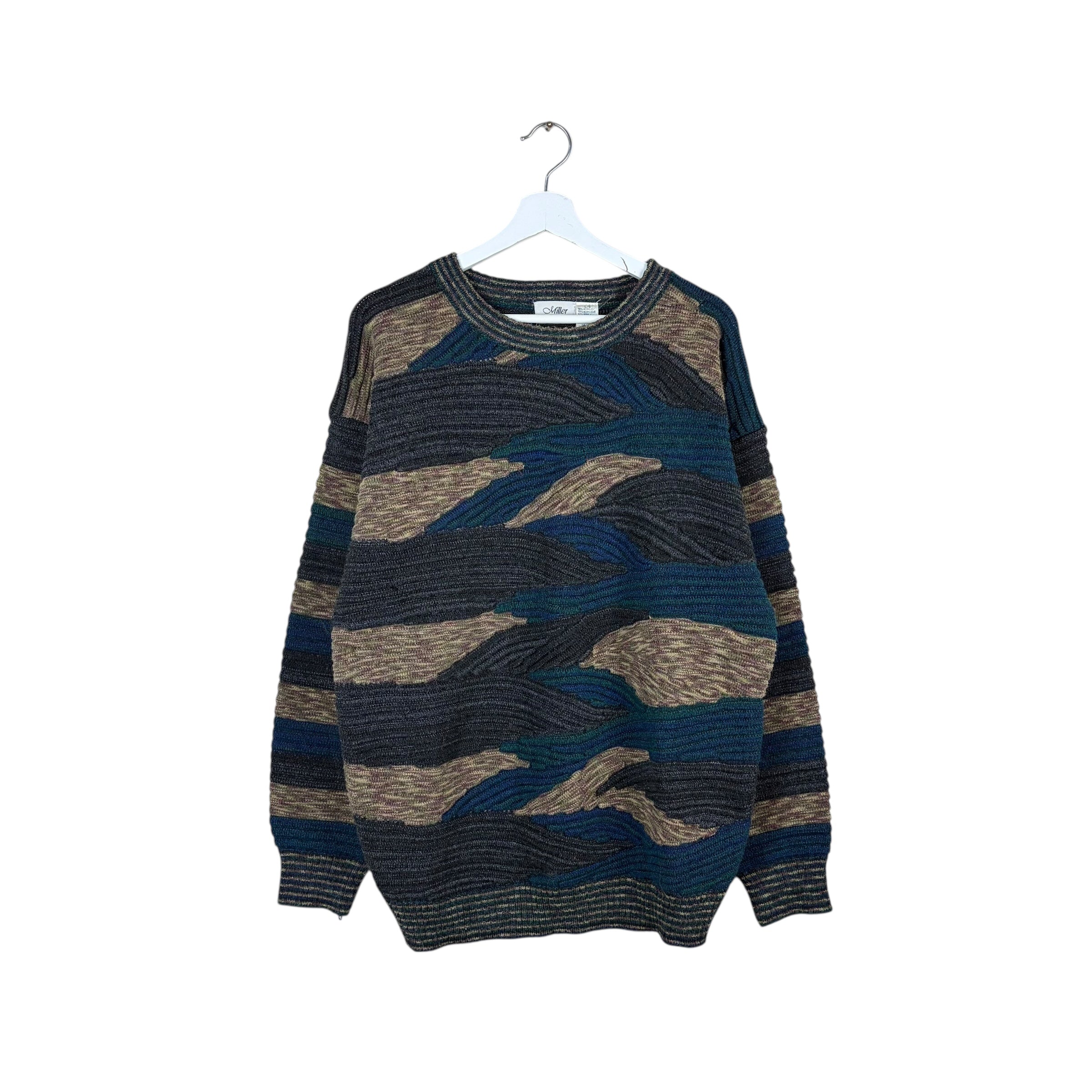 Vintage Miller 3D Multi Colour Pattern Knit