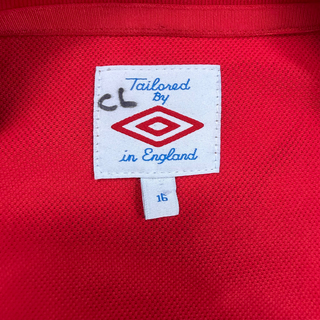 2010 Umbro Youth England South Africa Blank Away Jersey