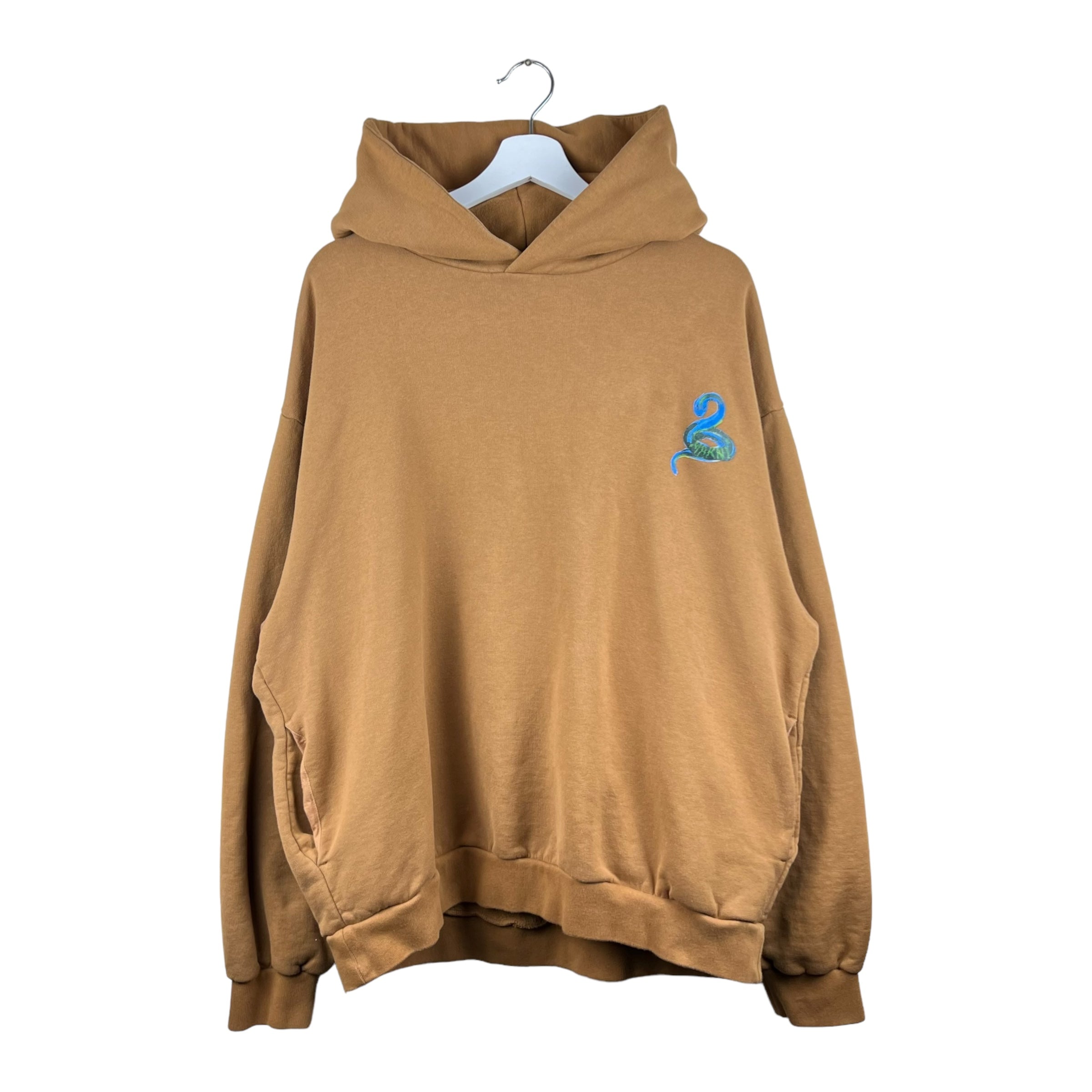 Marni Python Brushed Hoodie Brown