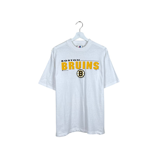 Vintage Boston Bruins Logo Tee White