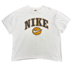 90’s Nike Basketball Arch Spellout Tee White