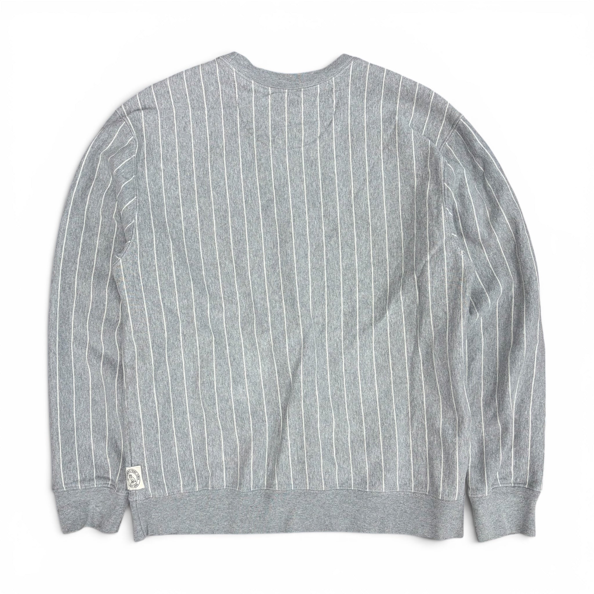 OVO Pinstripe Crewneck Grey