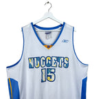 2009 Reebok Denver Nuggets Carmelo Anthony Home Plaid Jersey