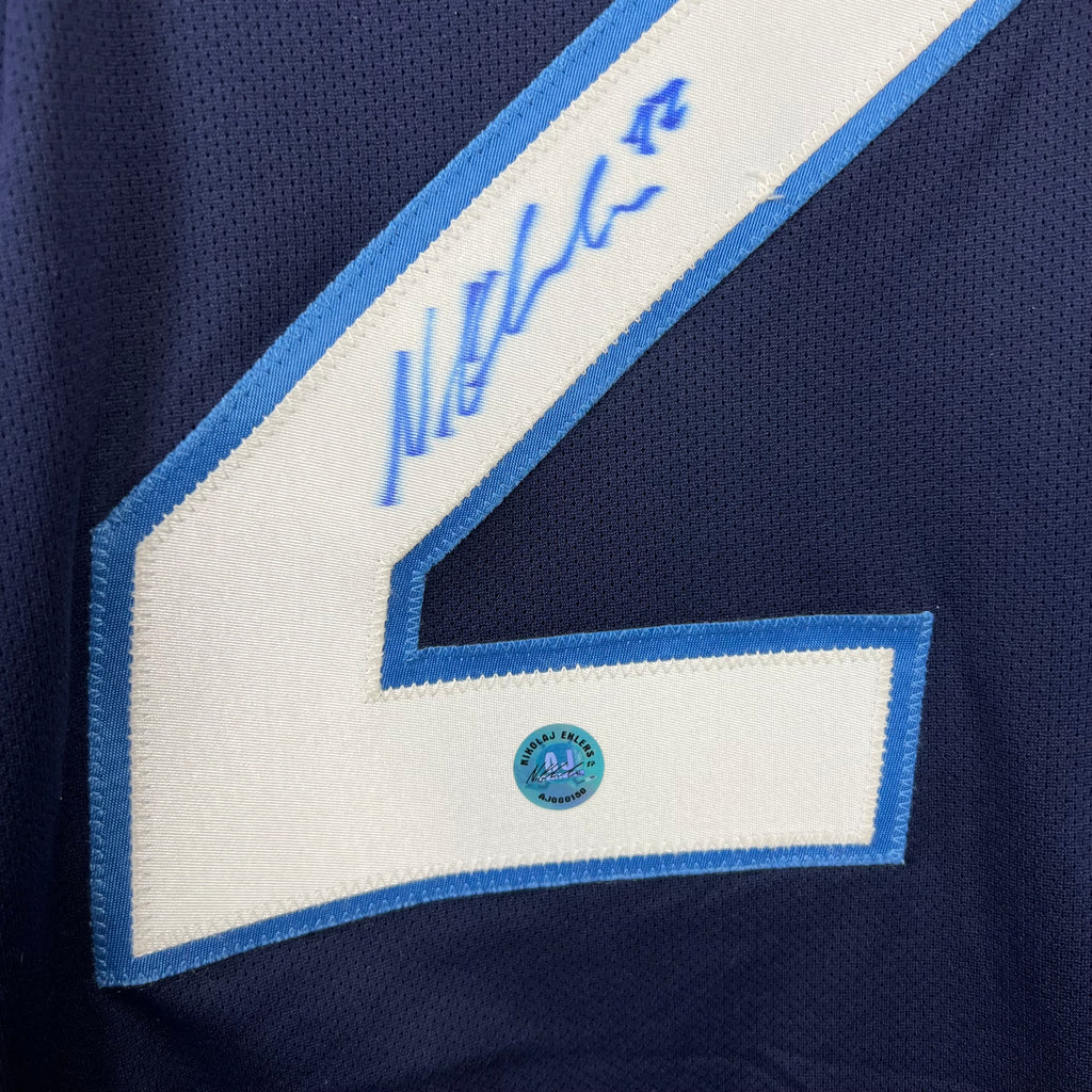 2014 Reebok NHL Winnipeg Jets Nikolaj Ehlers Autographed Away Jersey