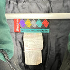 Vintage Snap-On Motorsports Checkered Puffer Jacket Black/Green