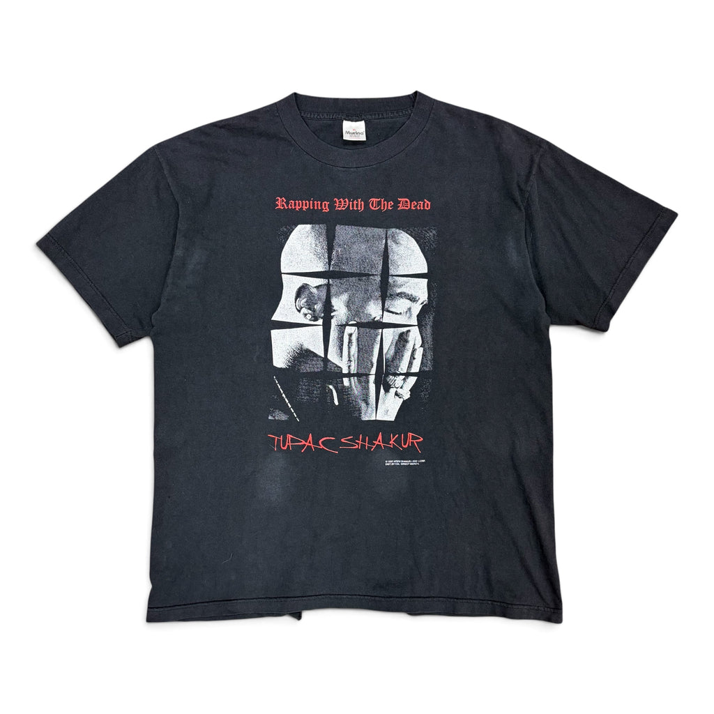 1997 Tupac “Rapping with the Dead” Tee Black