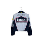 Vintage Chase Authentics Women’s NASCAR Jimmy Johnson Lowe’s Cropped Racing Jacket