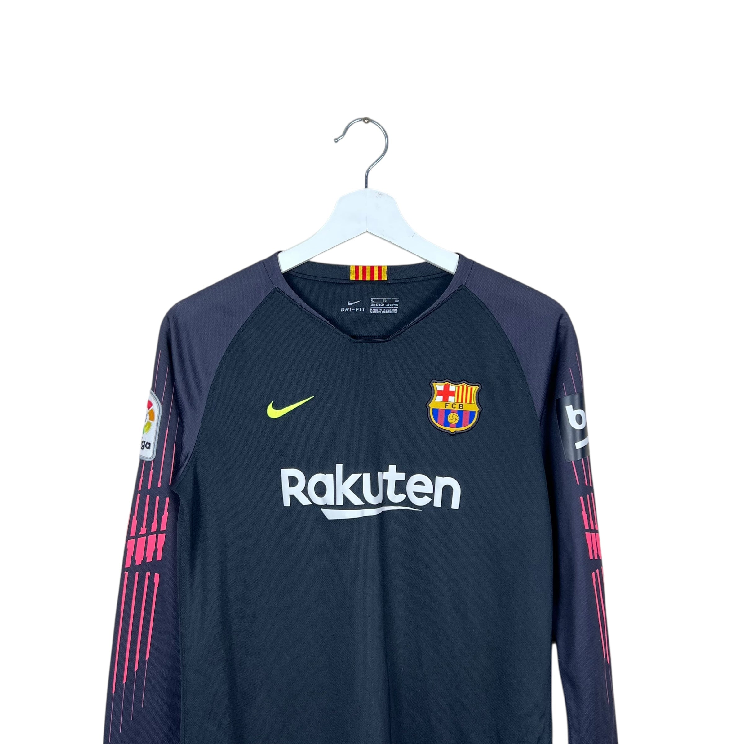 2018 Nike Youth FC Barcelona Blank Goalkeeper Jersey