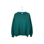 Vintage Russell Athletic Blank Crewneck Green