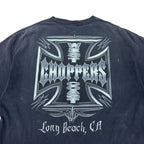 Vintage West Coast Choppers Long Beach CA Faded Black/Grey
