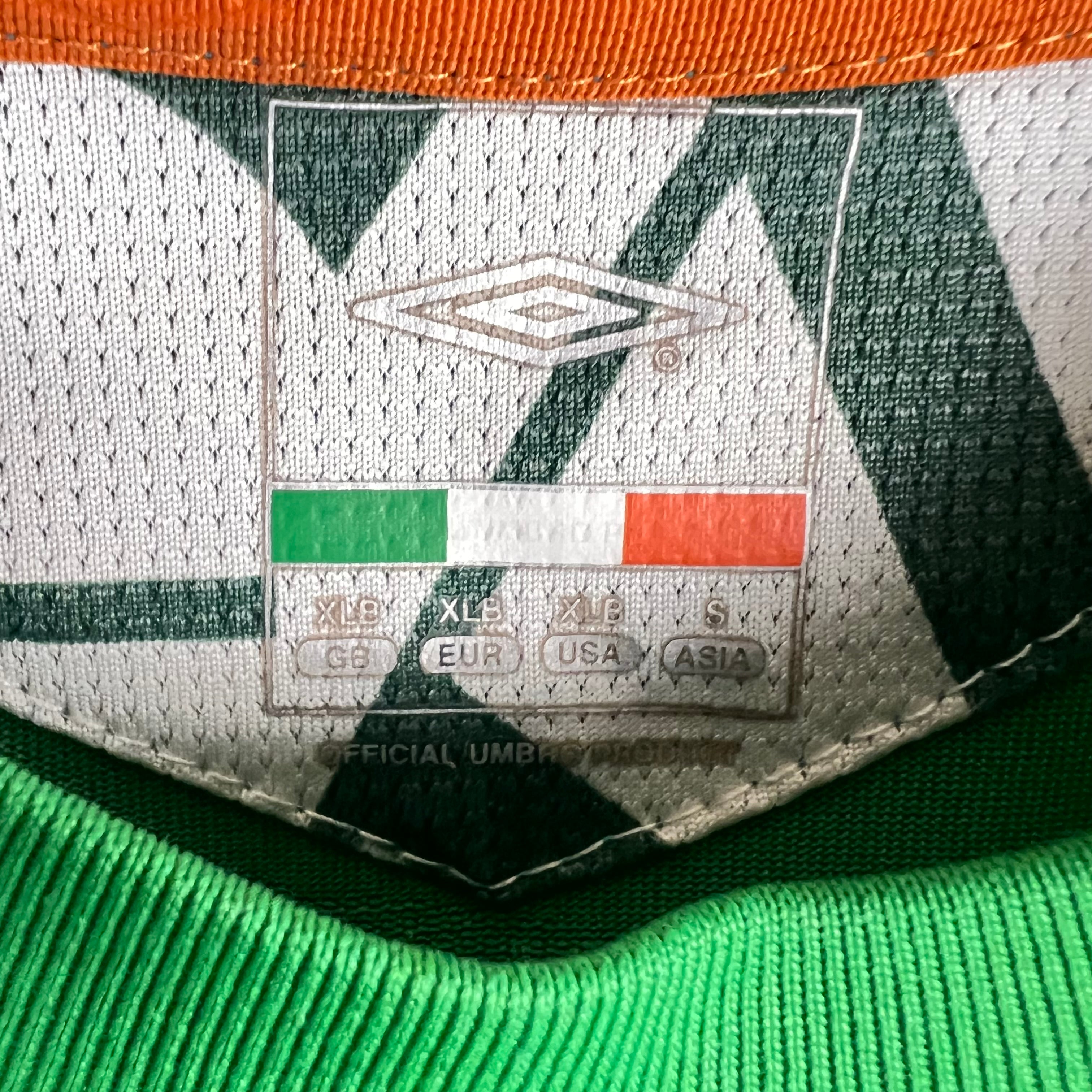 2008 Umbro Youth Ireland Blank Home Jersey