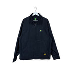 Vintage John Deere Durable Tough Workwear Jacket Black