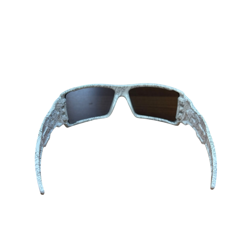 Oakley Oil Rig White/Grey Print Sunlgasses