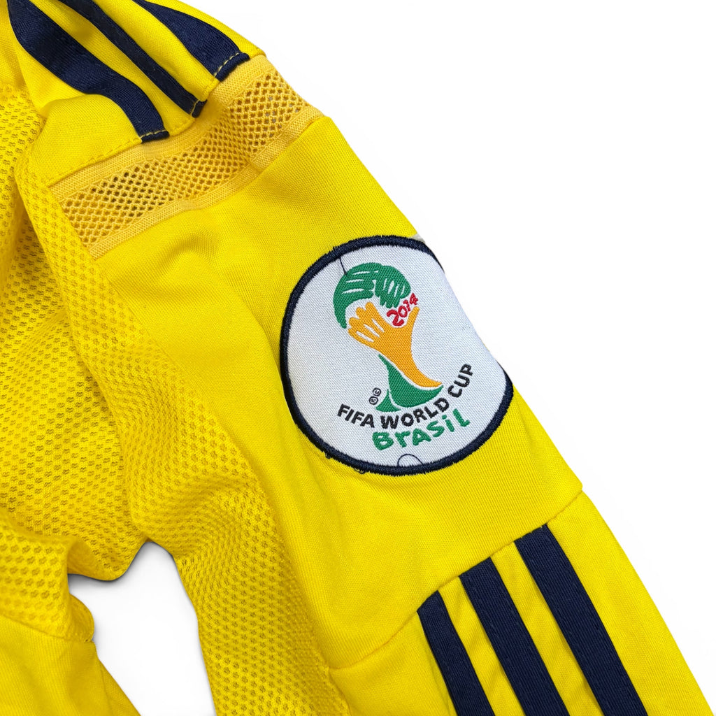 2014 Adidas Colombia Blank Home Longsleeve Jersey