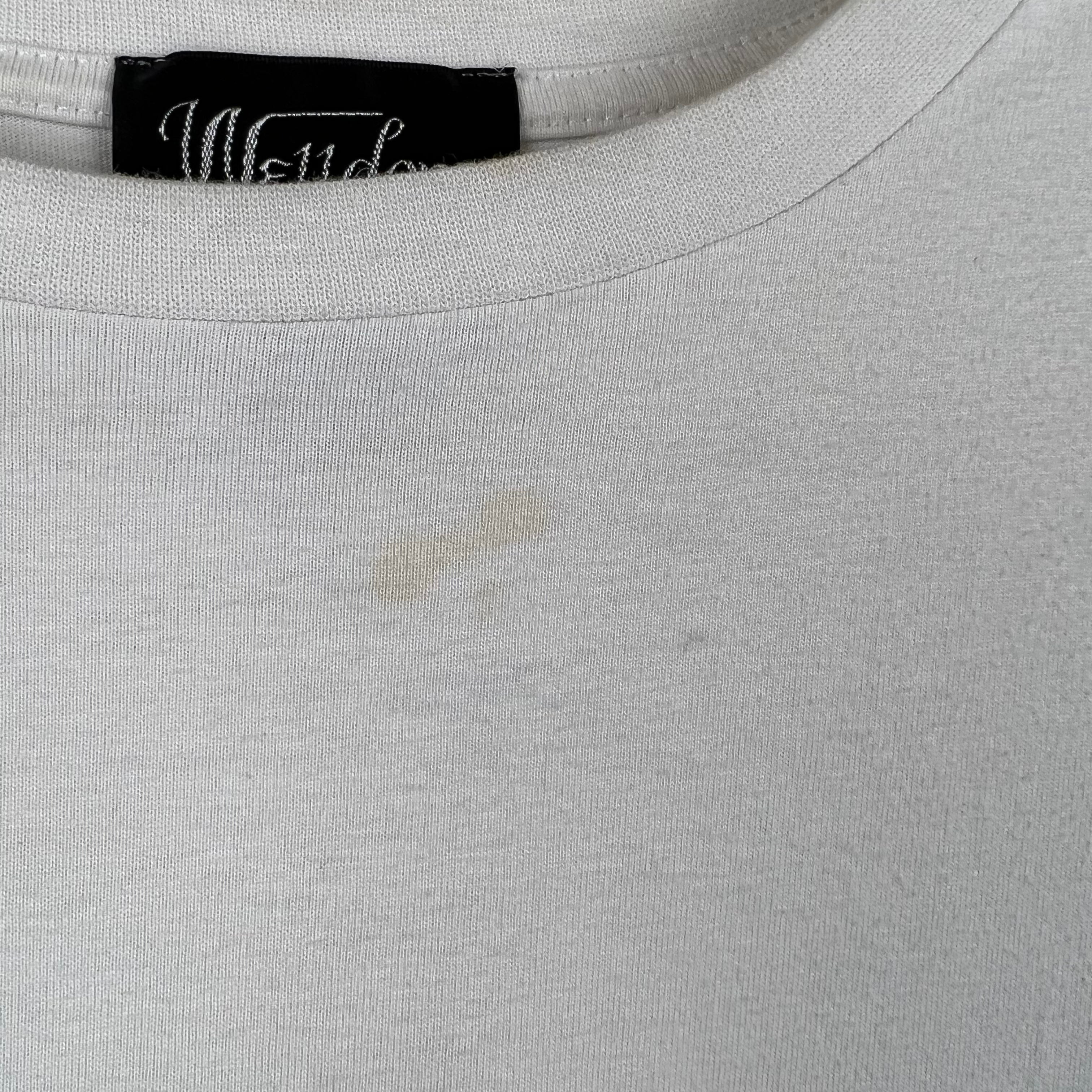 We11done Rubber Logo Tee White