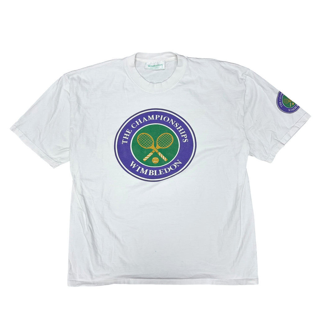 Vintage Wimbledon “The Championships” Museum Tee White