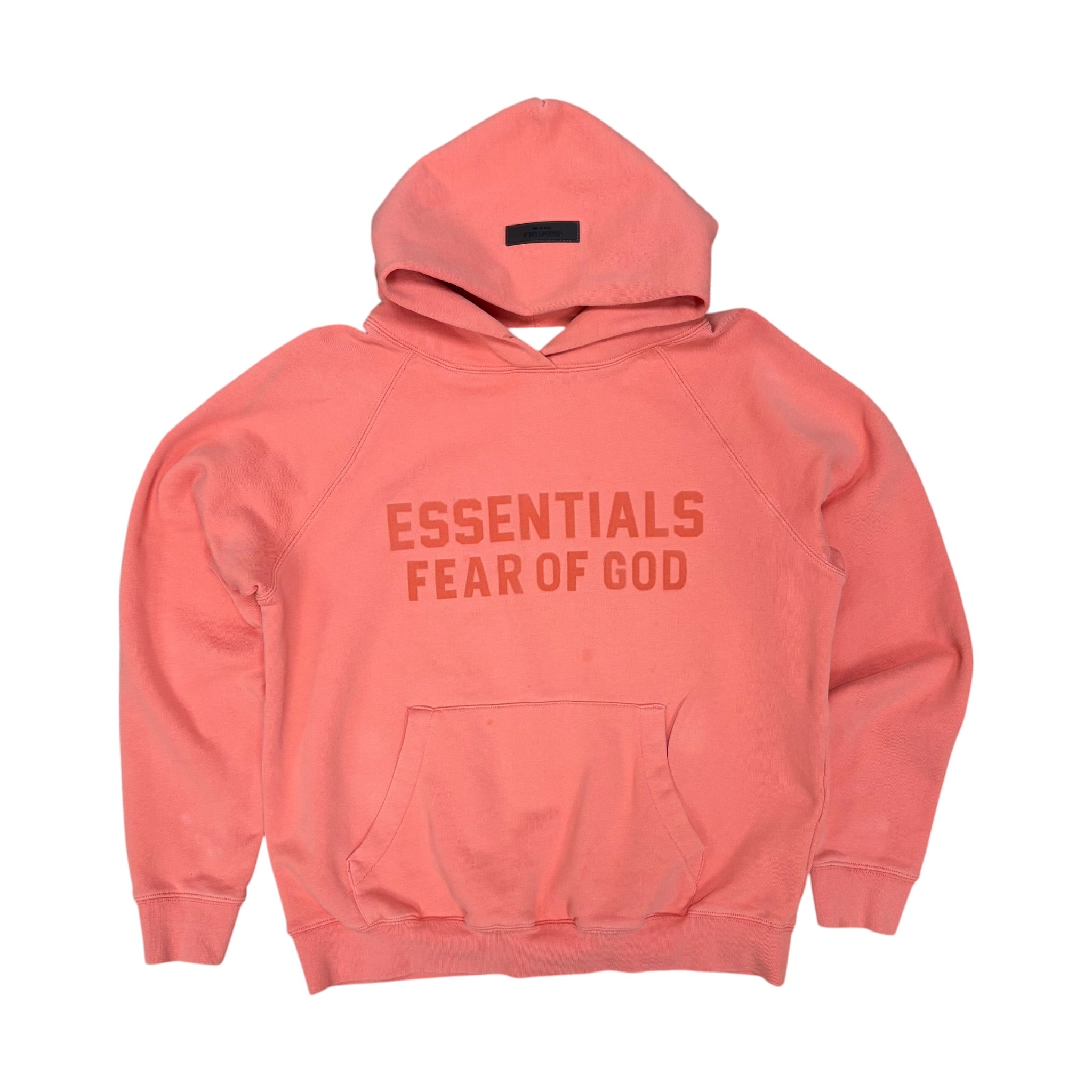 Essentials Pullover Hoodie Coral