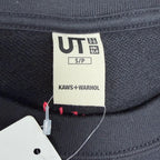Uniqlo x KAWS x Andy Warhol Kids Graphic Crewneck Black