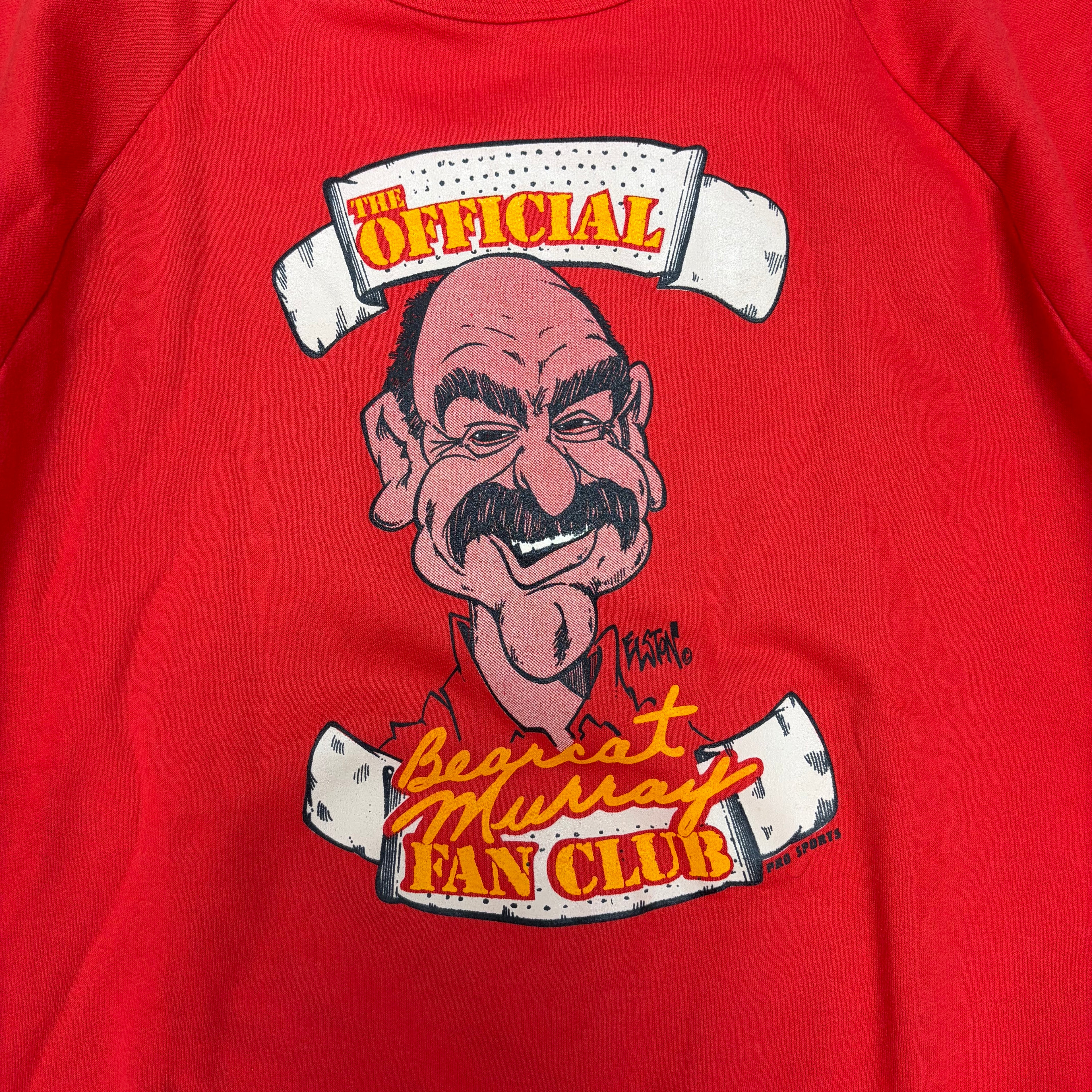 Vintage Penmans “The Official Begreat Murray Fan Club” Crewneck Red