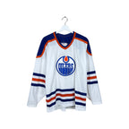 Vintage CCM Edmonton Oilers Stitched Logo Blank Home Jersey