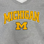 Vintage Starter Michigan University Arch Spellout Crewneck Grey