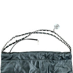 Chanel 22 Medium Calfskin Chain Bag Black