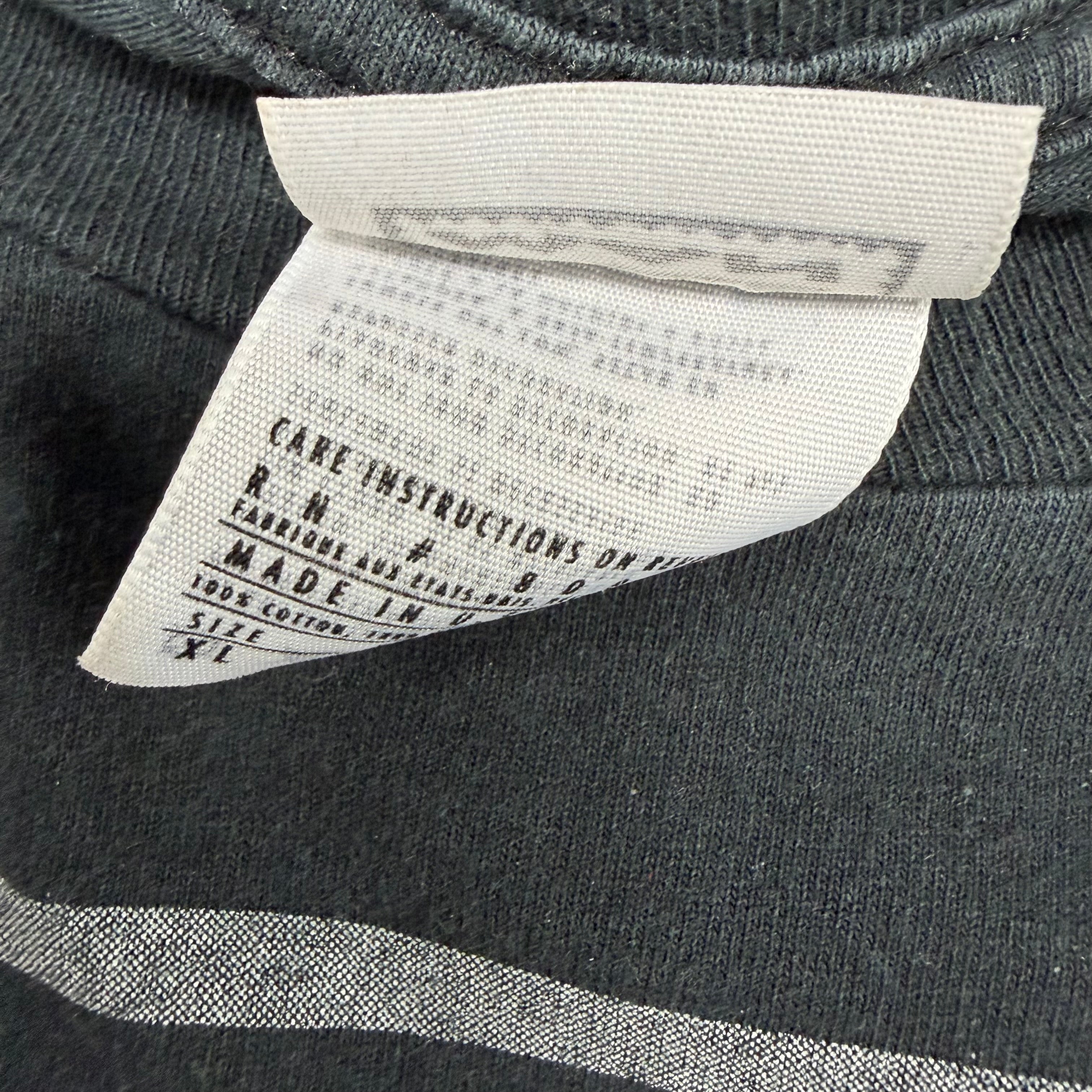 1996 Neil Young “& Crazy Horse” Tour Tee Black